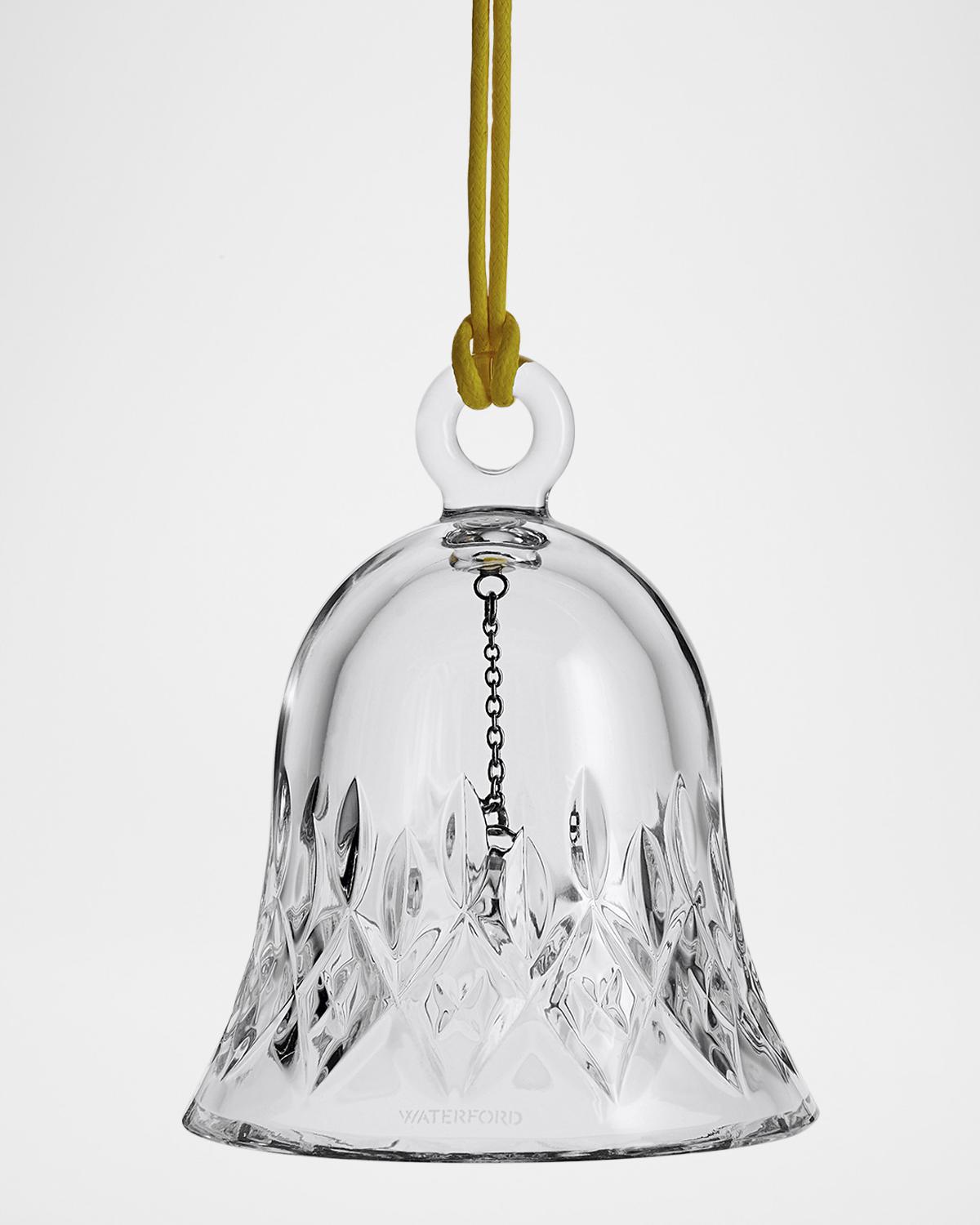 Waterford Crystal Lismore Bell Christmas Ornament In Gray