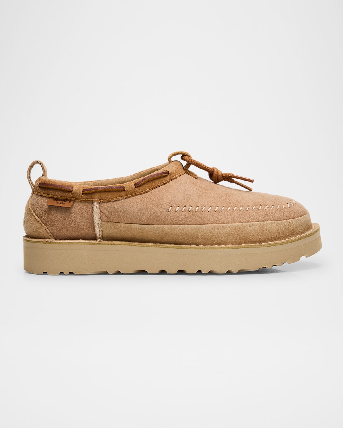 UGG Tasman Suede Shearling Moc Slippers