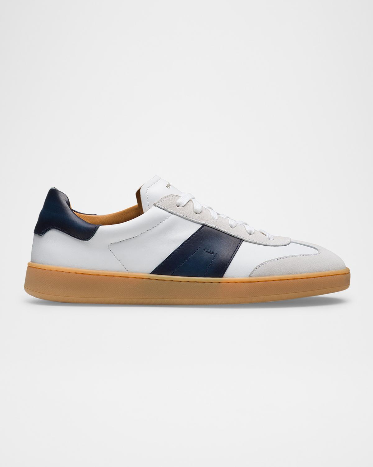 Magnanni Men's Primera Leather Low-Top Sneakers