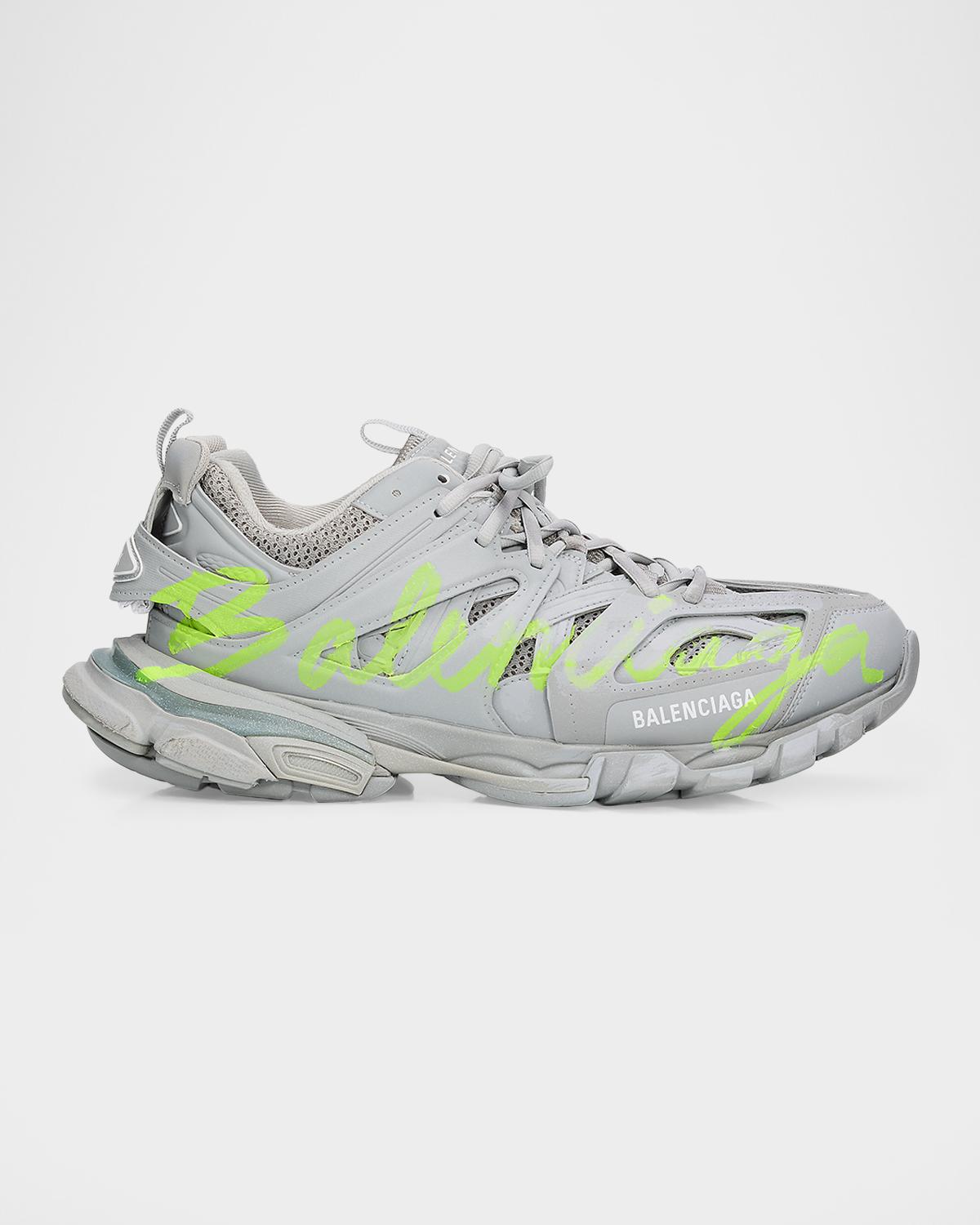 Balenciaga Men's Track Mesh Fashion Sneakers