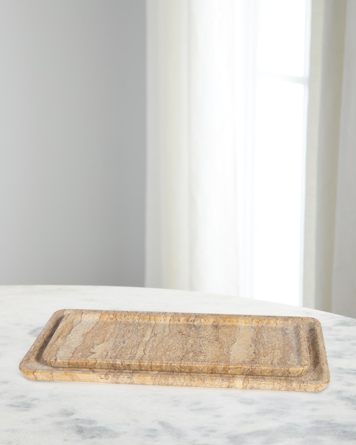 Regina Andrew Sutton Marble Trays, Set Of 2