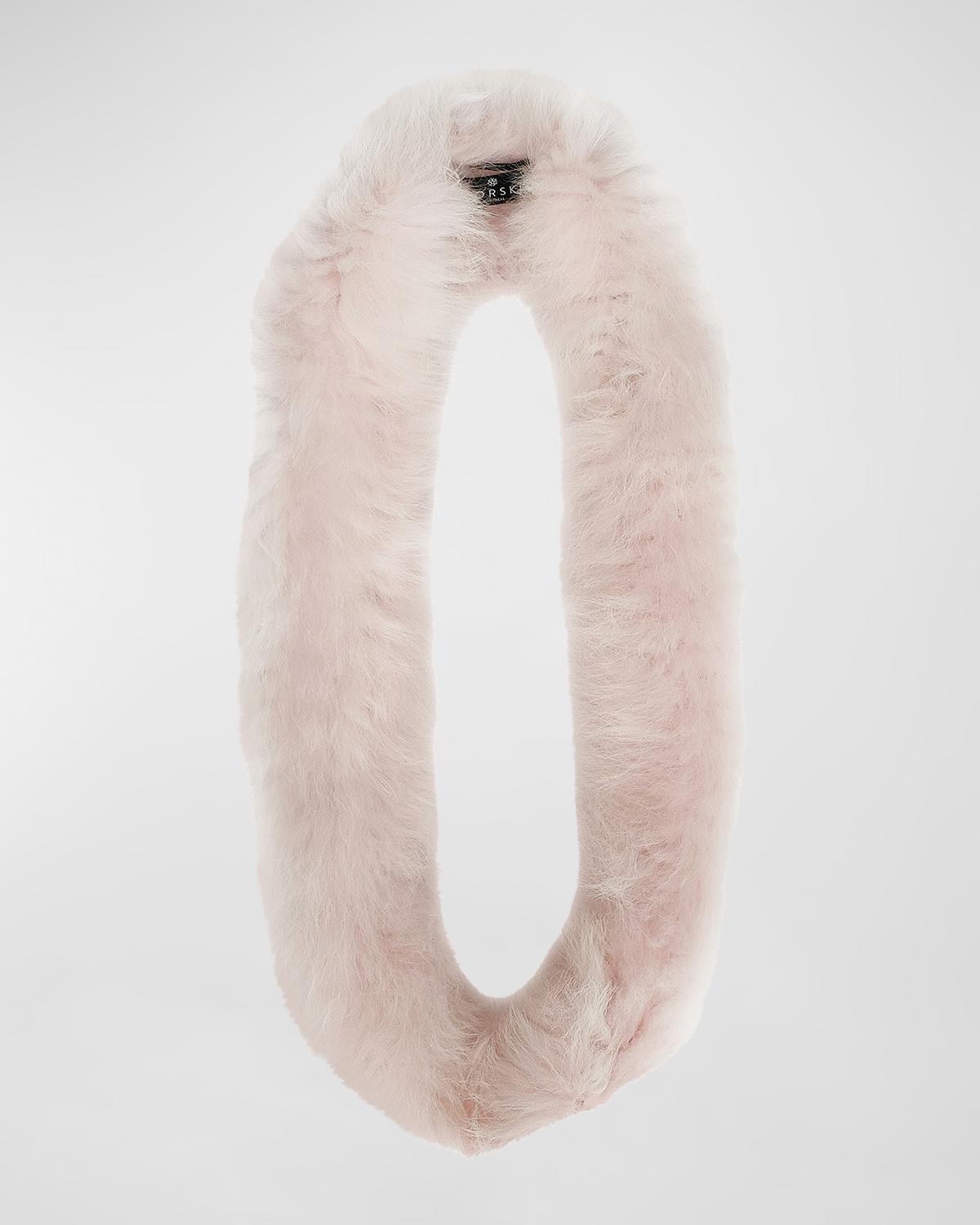 Gorski Select Lamb Shearling Infinity Scarf