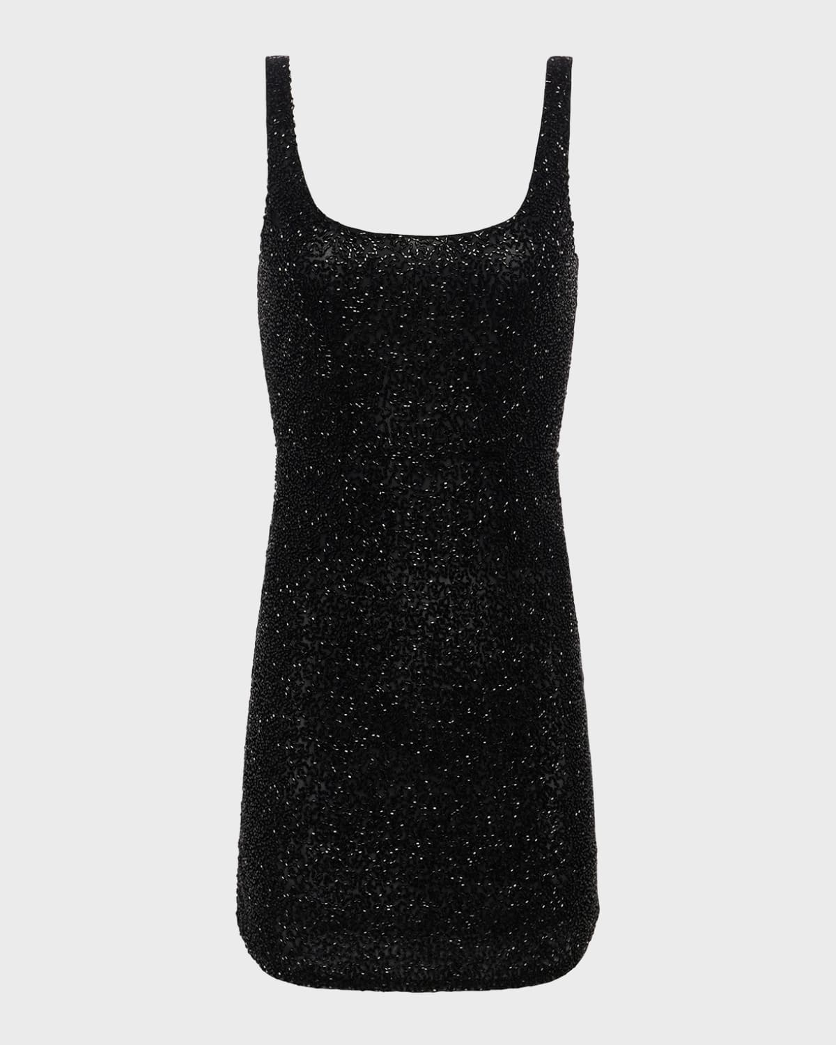 L'Agence Inori Beaded Mini Dress