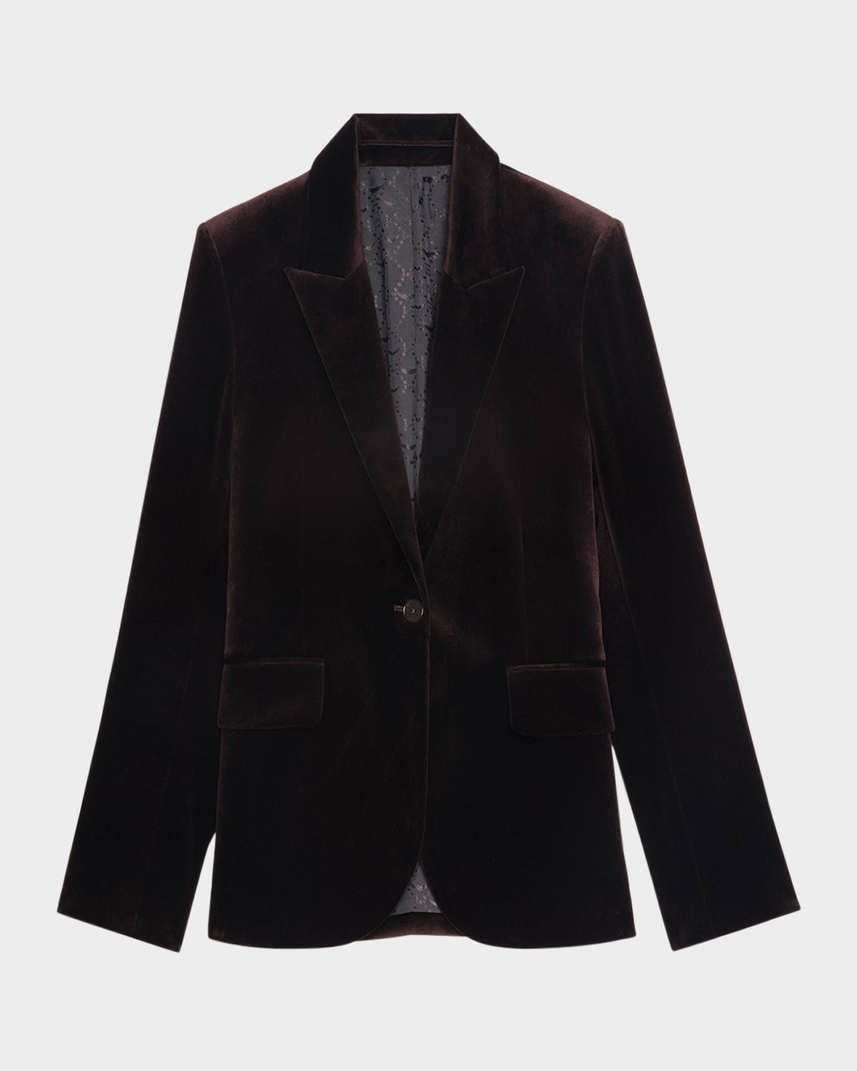 Zadig & Voltaire Vavy Velvet Blazer
