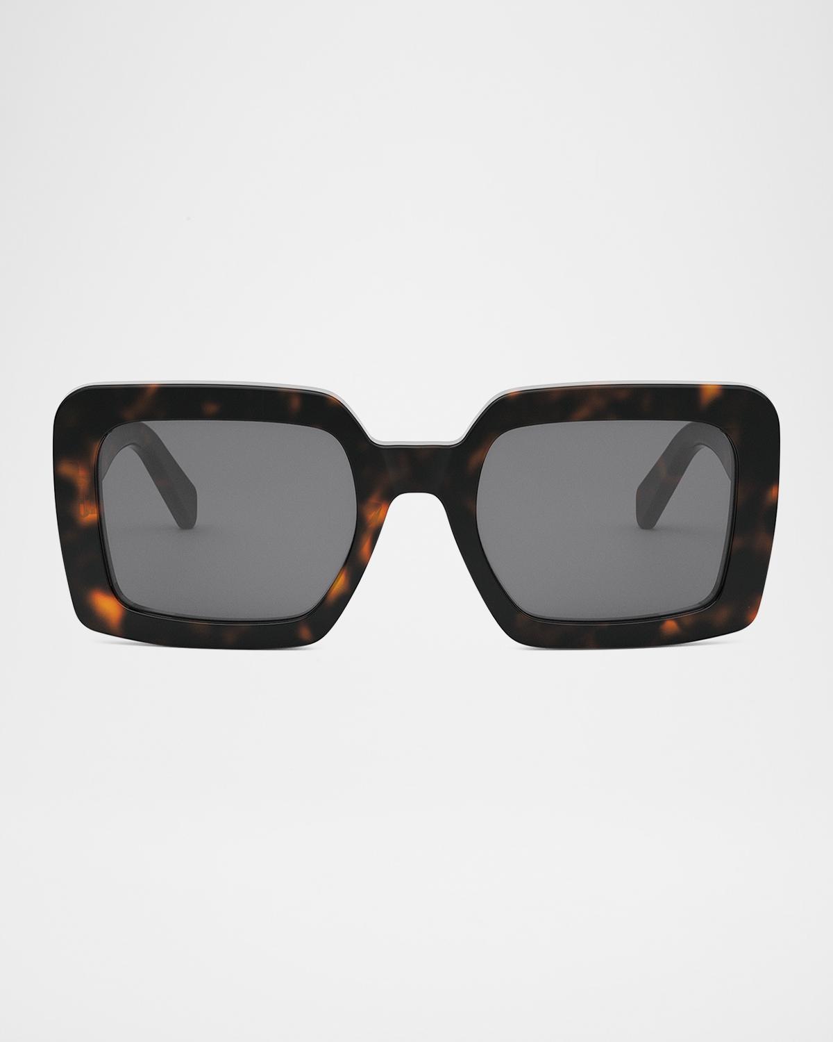 CELINE Triomphe Acetate Square Sunglasses