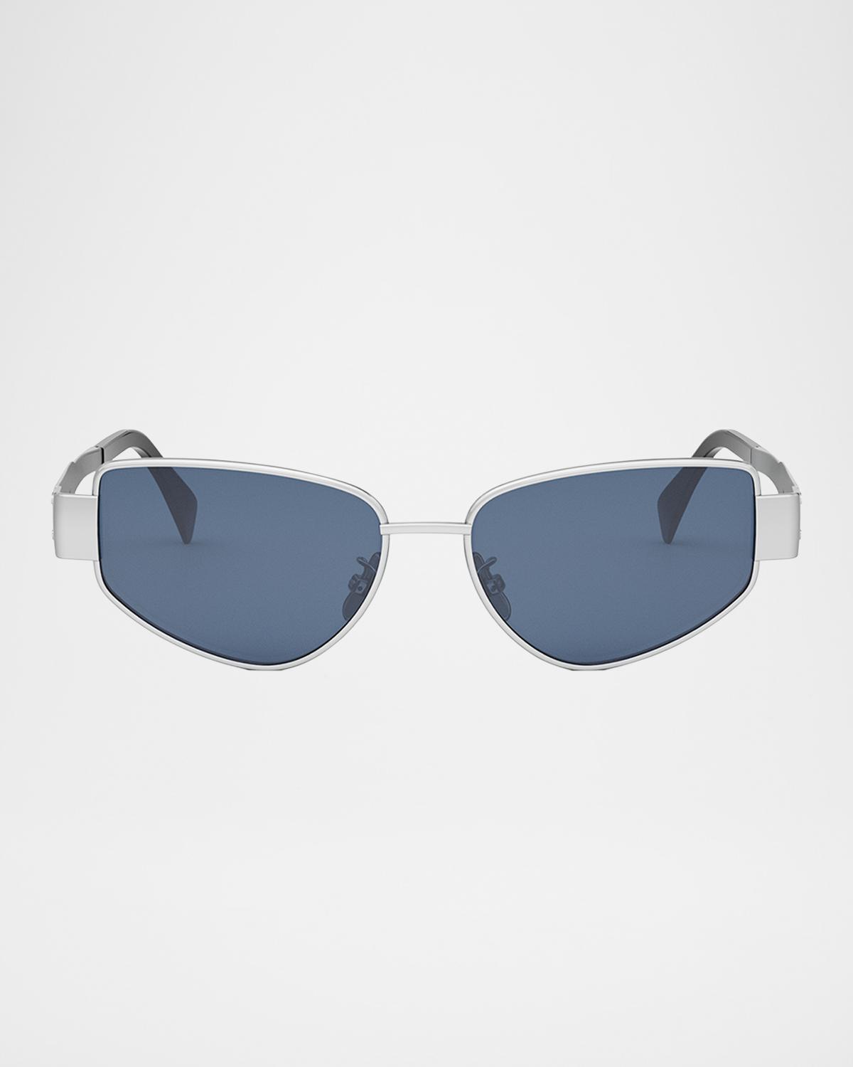 CELINE Triomphe Metal Cat Eye Sunglasses