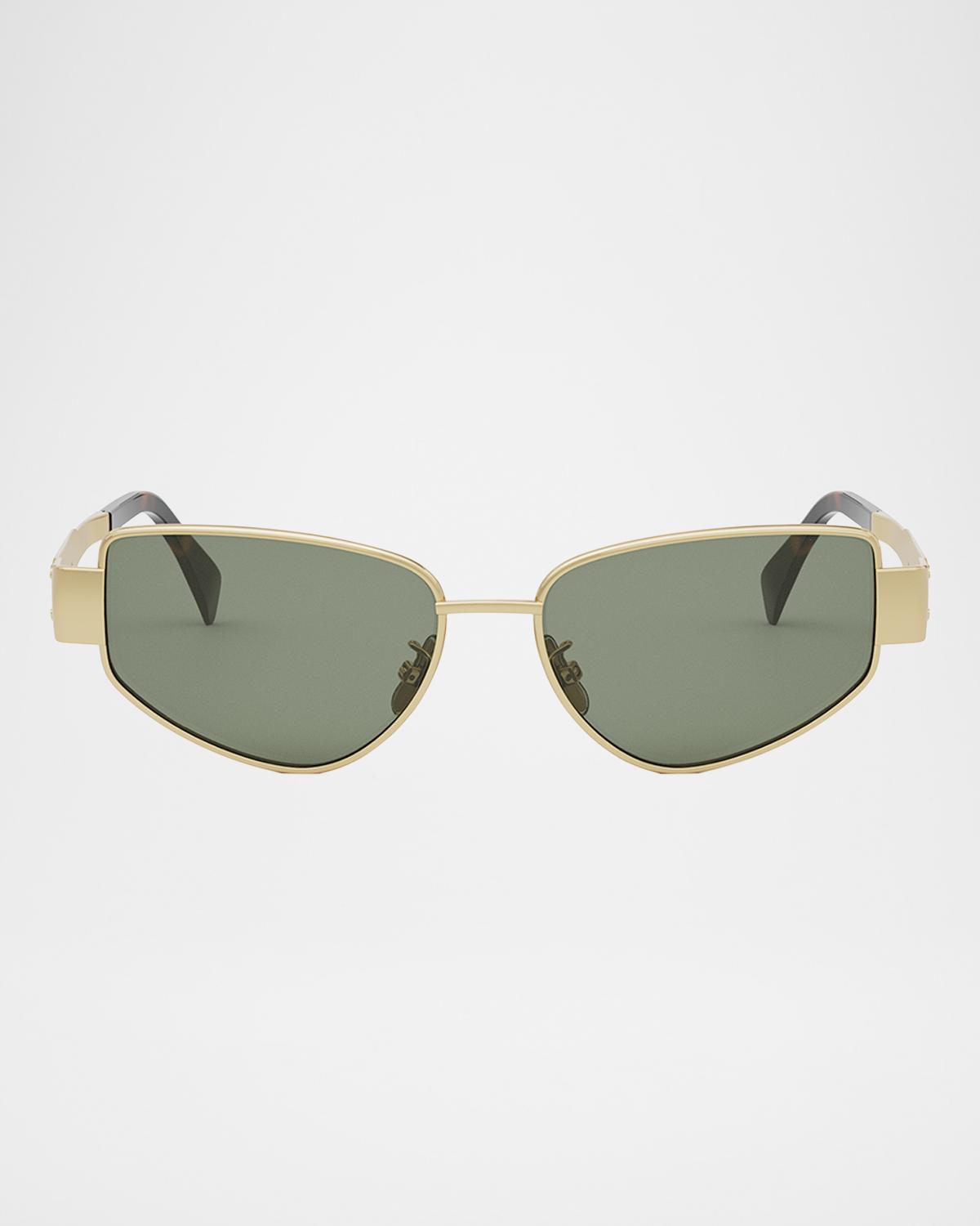 CELINE Triomphe Metal Cat Eye Sunglasses