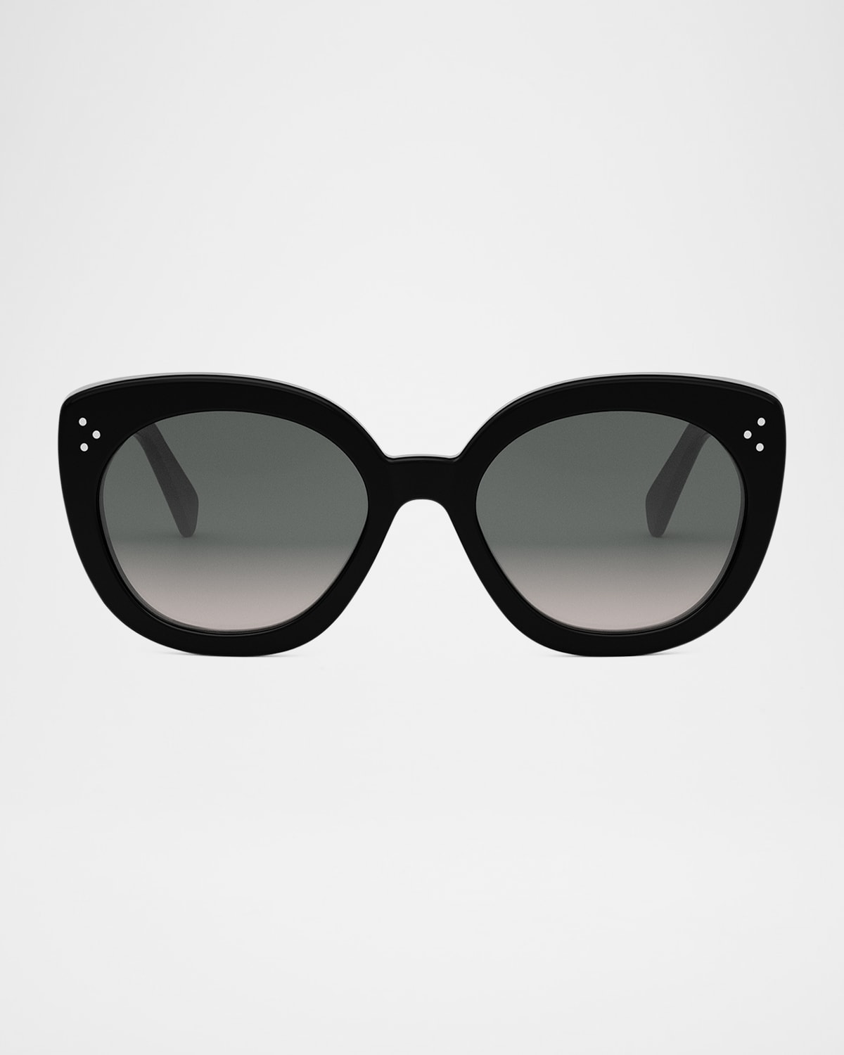 Bold 3 Dots Acetate Butterfly Sunglasses