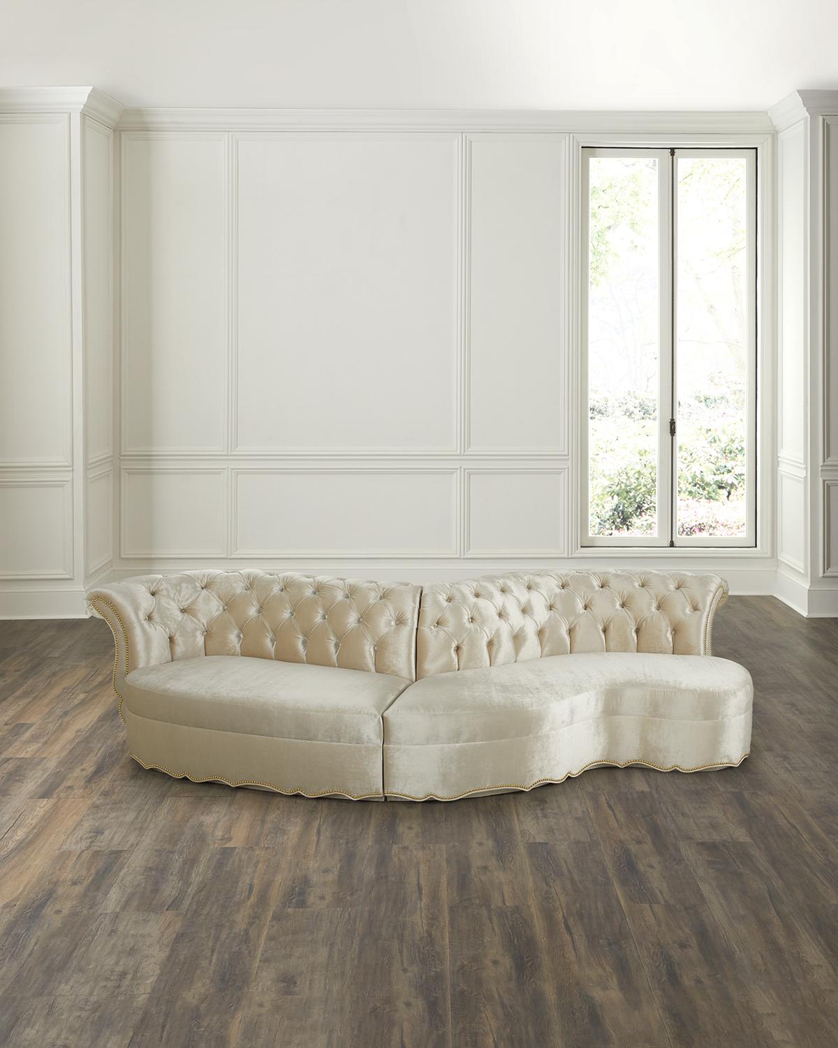 Amelia Curved 2-Piece Sectional