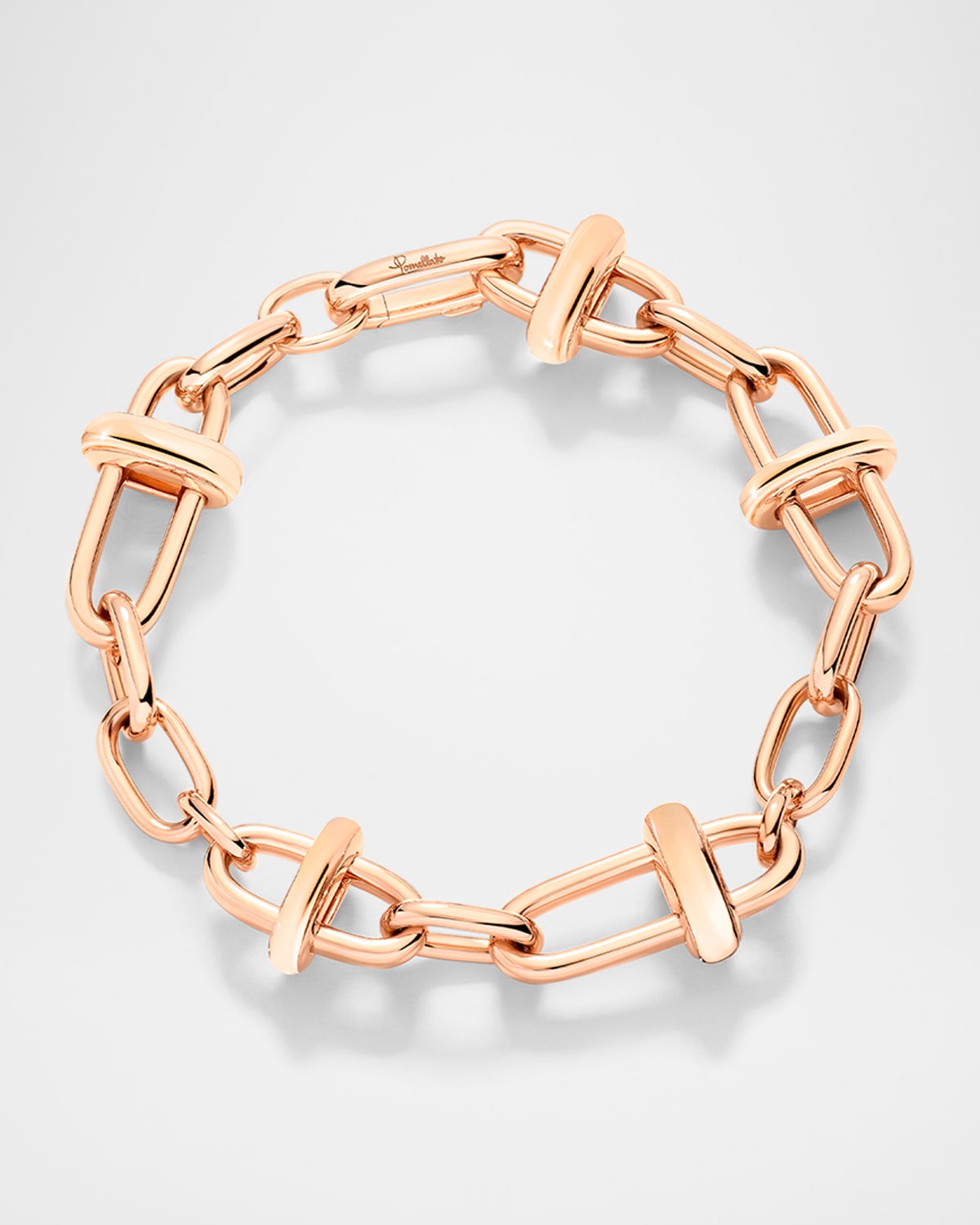 Pomellato Iconica 18K Rose Gold Banded Chain Bracelet