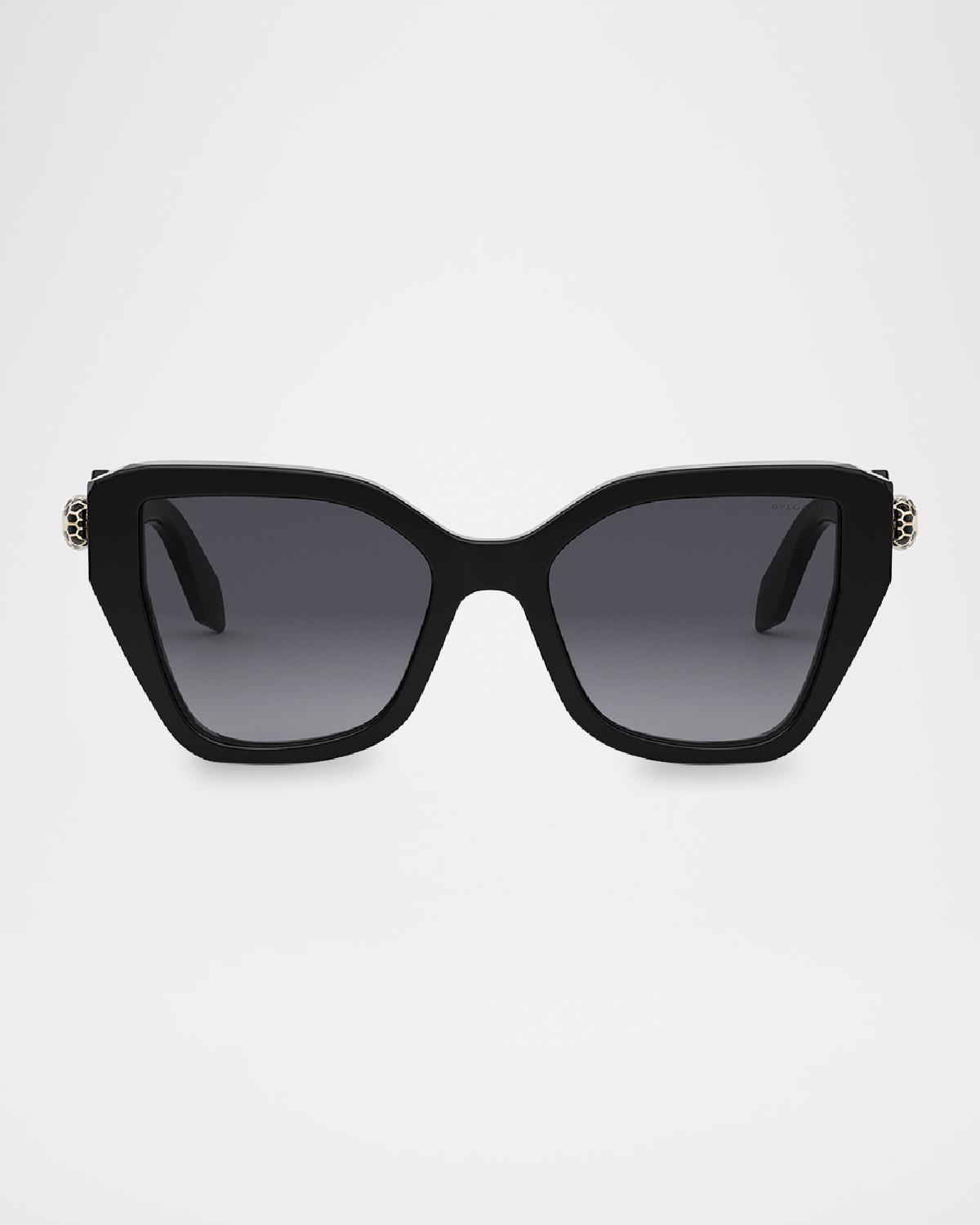 BVLGARI Serpenti Acetate Butterfly Sunglasses