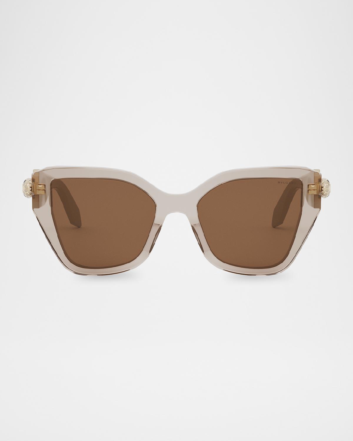 BVLGARI Serpenti Acetate Butterfly Sunglasses