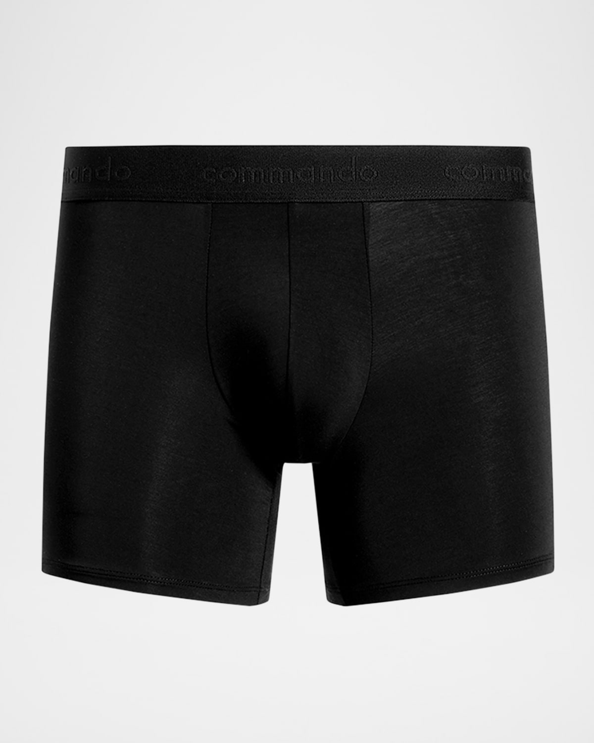 Commando Men & Apos;s Micro-modal Boxer Briefs In Black
