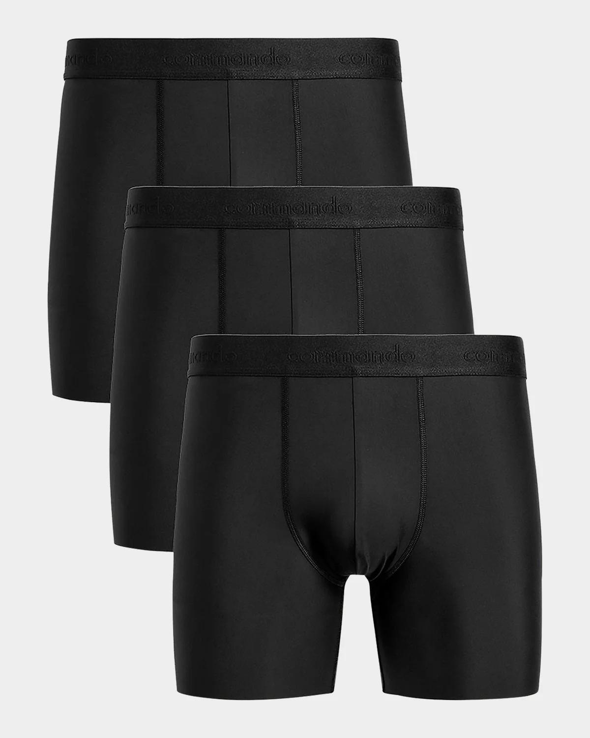 Commando Men's 3-Pack Microfiber Boxer Briefs