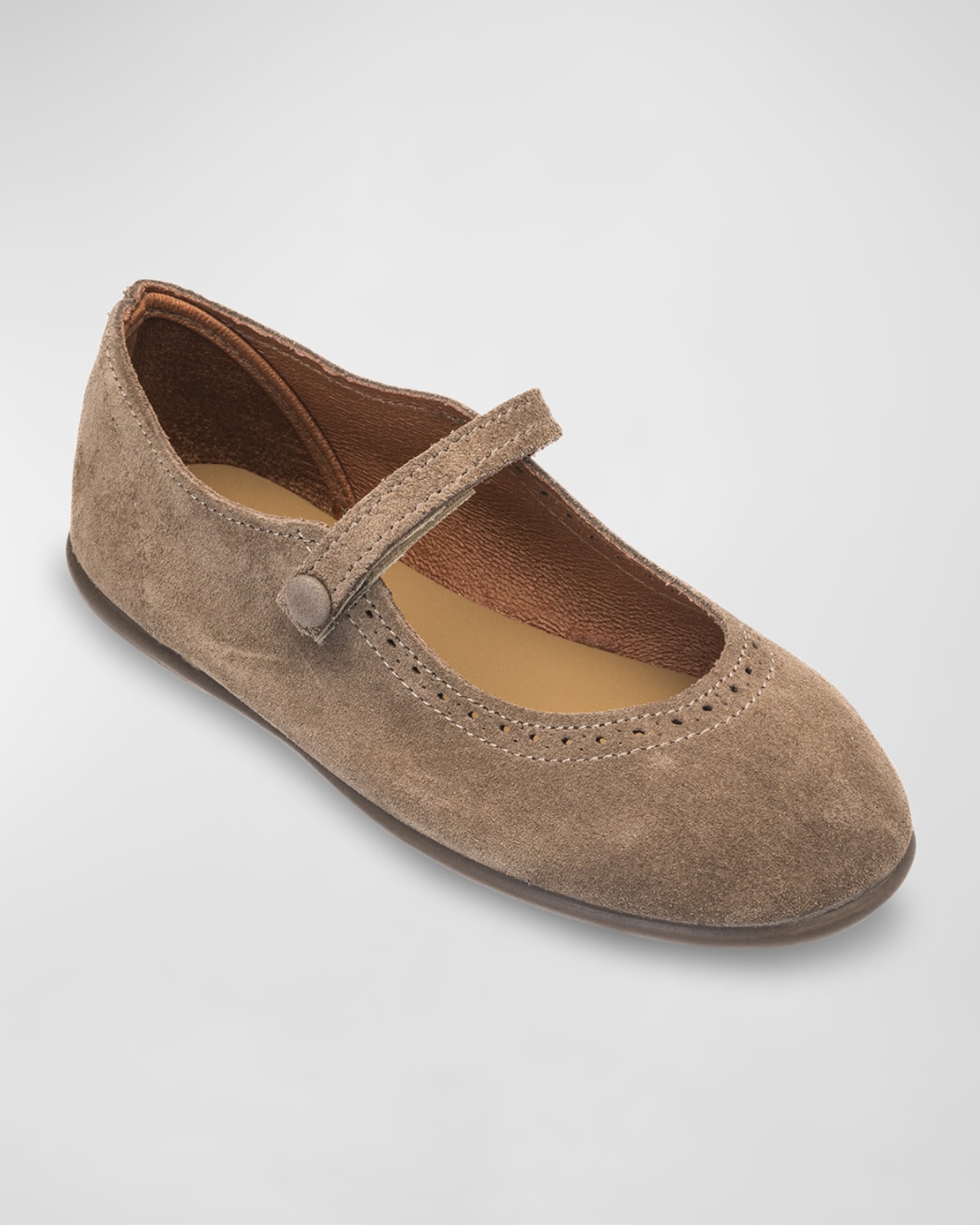 Elephantito Girl 's Suede Mary Jane Shoes, Baby/Toddler/Kids | Thumbnail 3 Elephantito Girl 's Suede Mary Jane Shoes, Baby/Toddler/Kids | Thumbnail 3