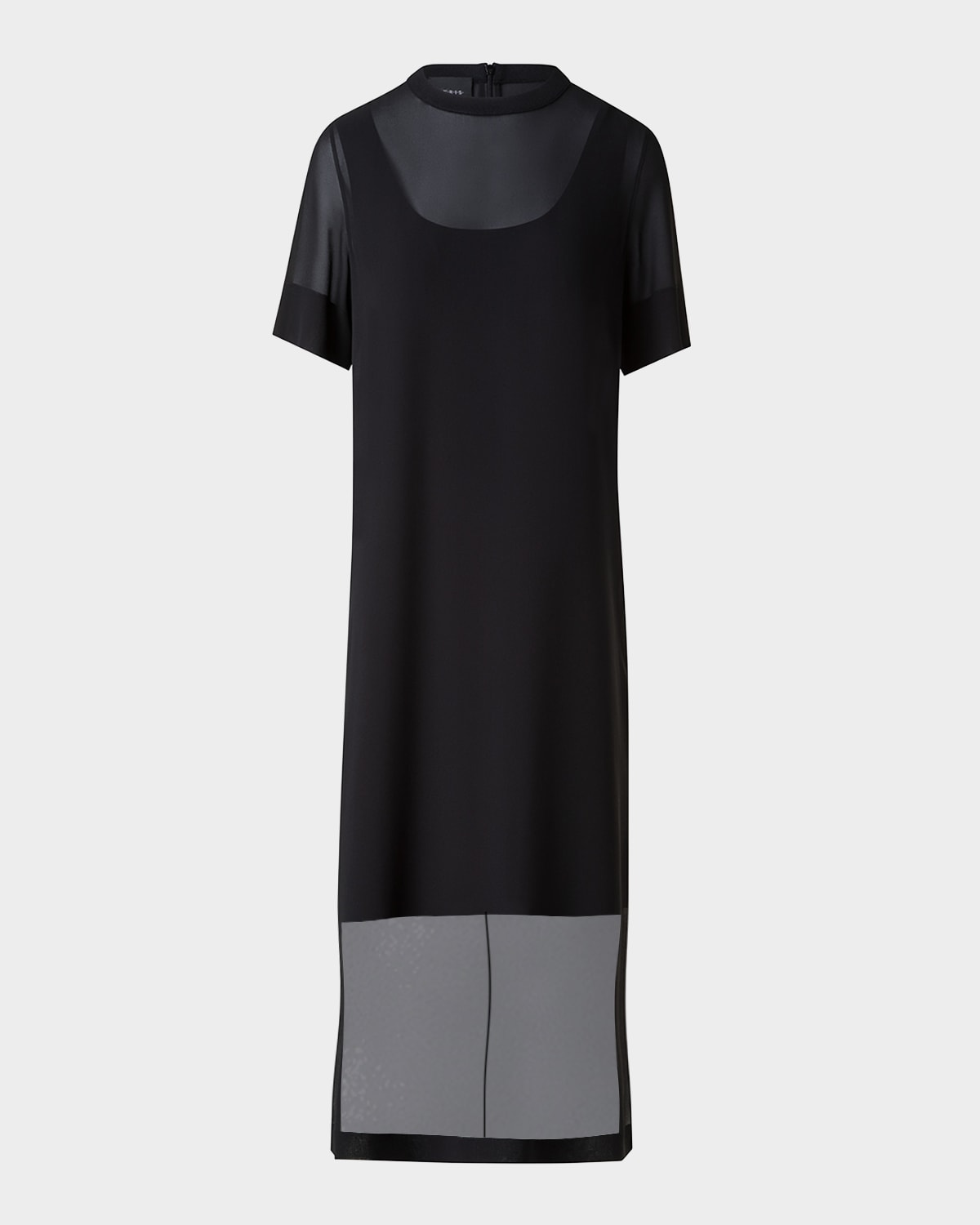 Silk Georgette Tunic Dress