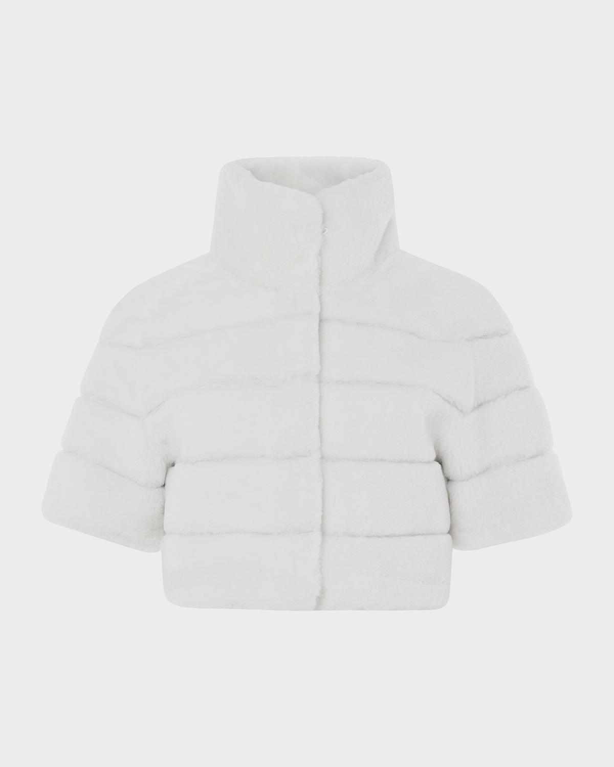 Gorski Reversible Shearling Lamb Bolero