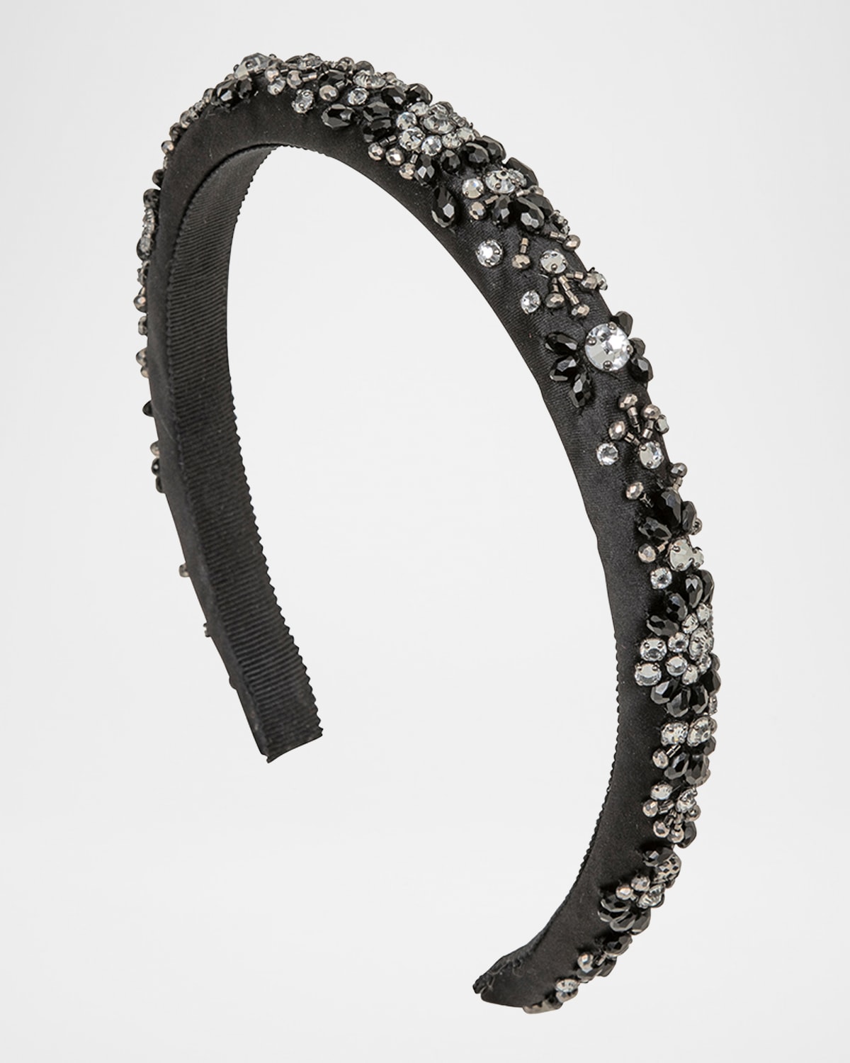 Jennifer Behr Charna Embellished Silk Headband