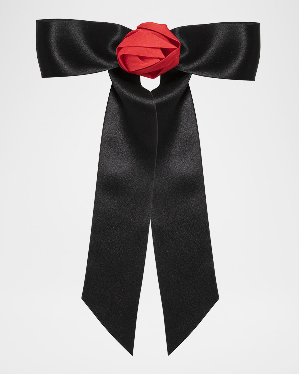 Jennifer Behr Silk Rosette Bow Barrette