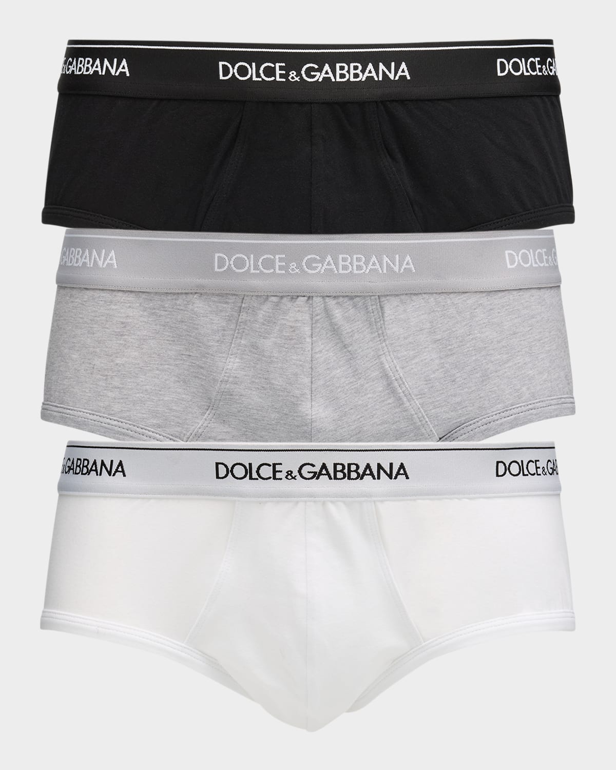 Dolce & Gabbana Men 's Brando Jersey Stretch 3-Pack Briefs