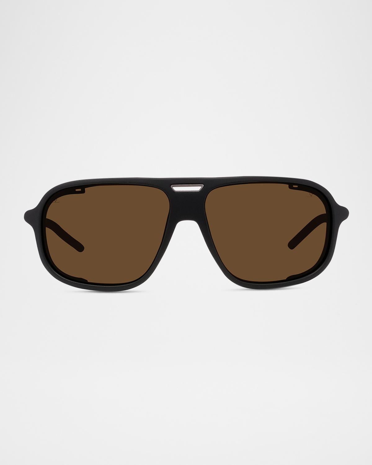Vuarnet Men's Ice 02 Nylon Aviator Sunglasses