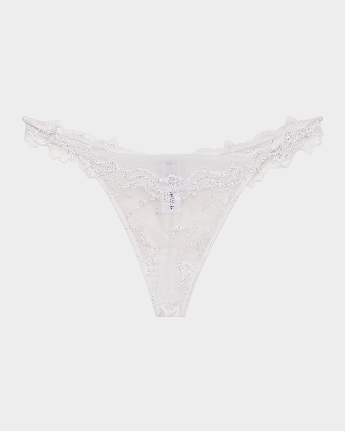 Lise Charmel Source Beaute Embroidered Tulle Thong