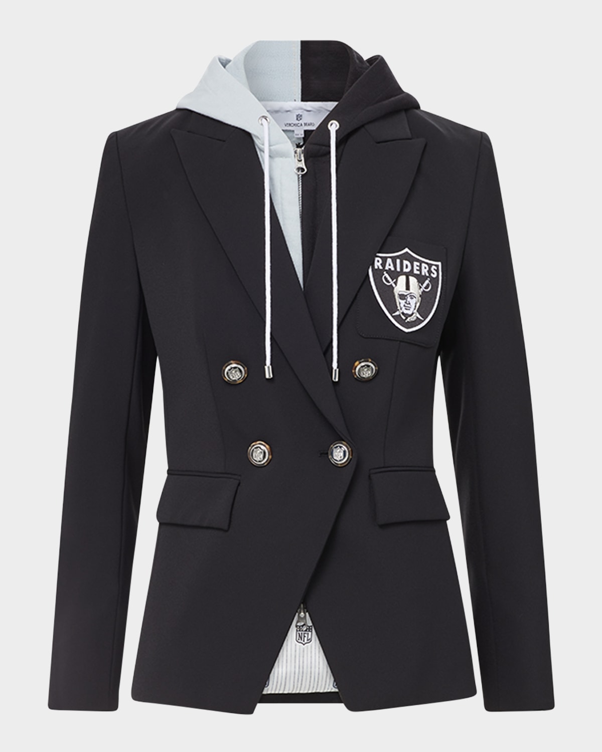 Veronica Beard Veronica Beard x NFL Dickey Jacket, Las Vegas Raiders