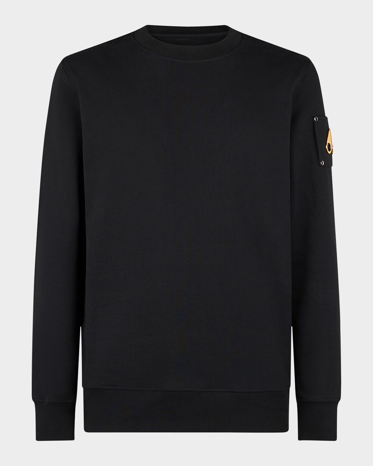 Moose Knuckles Men's Snyder Metal Logo Sweatshirt