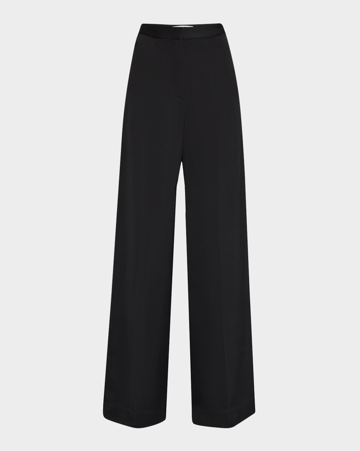 ARGENT Jones Wide-Leg Viscose Twill Trousers