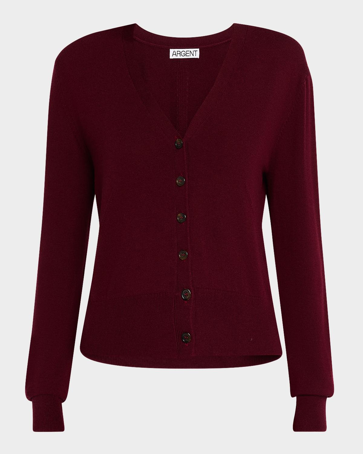 ARGENT Everyday Knit Button-Down Cardigan