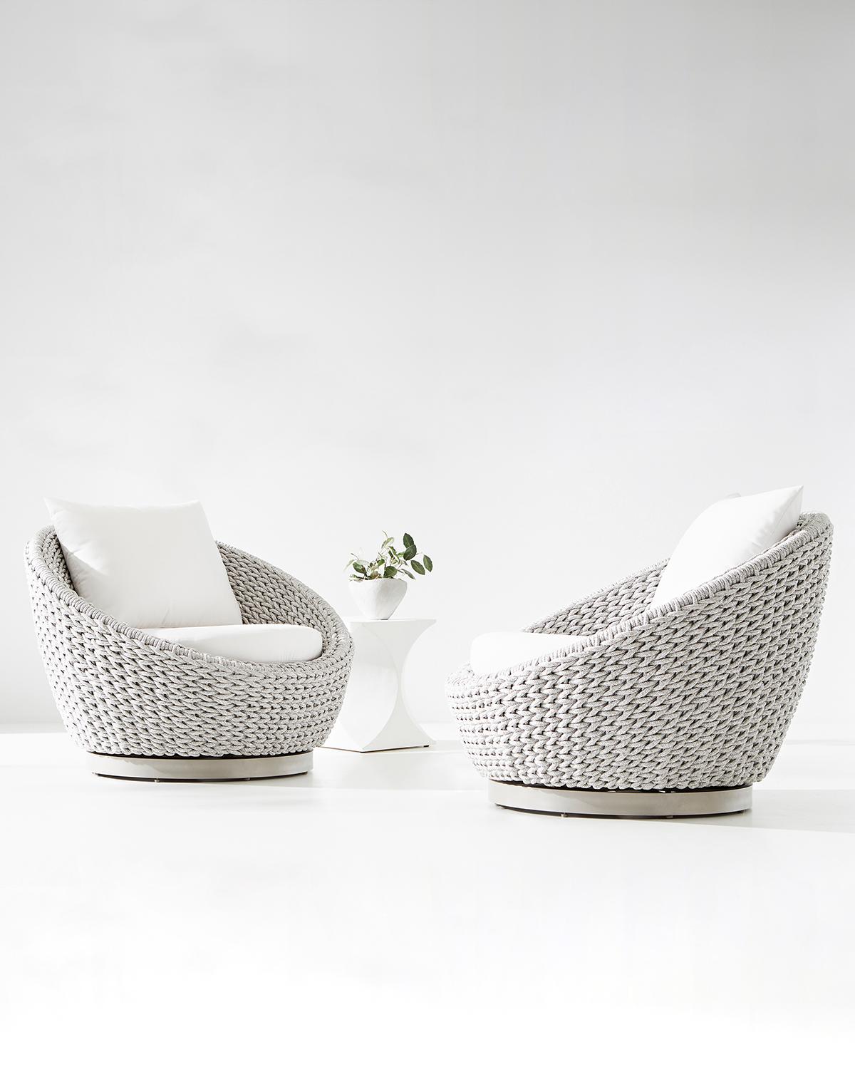 Bernhardt Exteriors Savaii Outdoor Swivel Chair