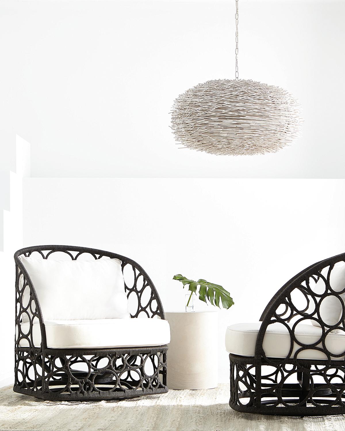 Bernhardt Exteriors Bali Outdoor Swivel Chair