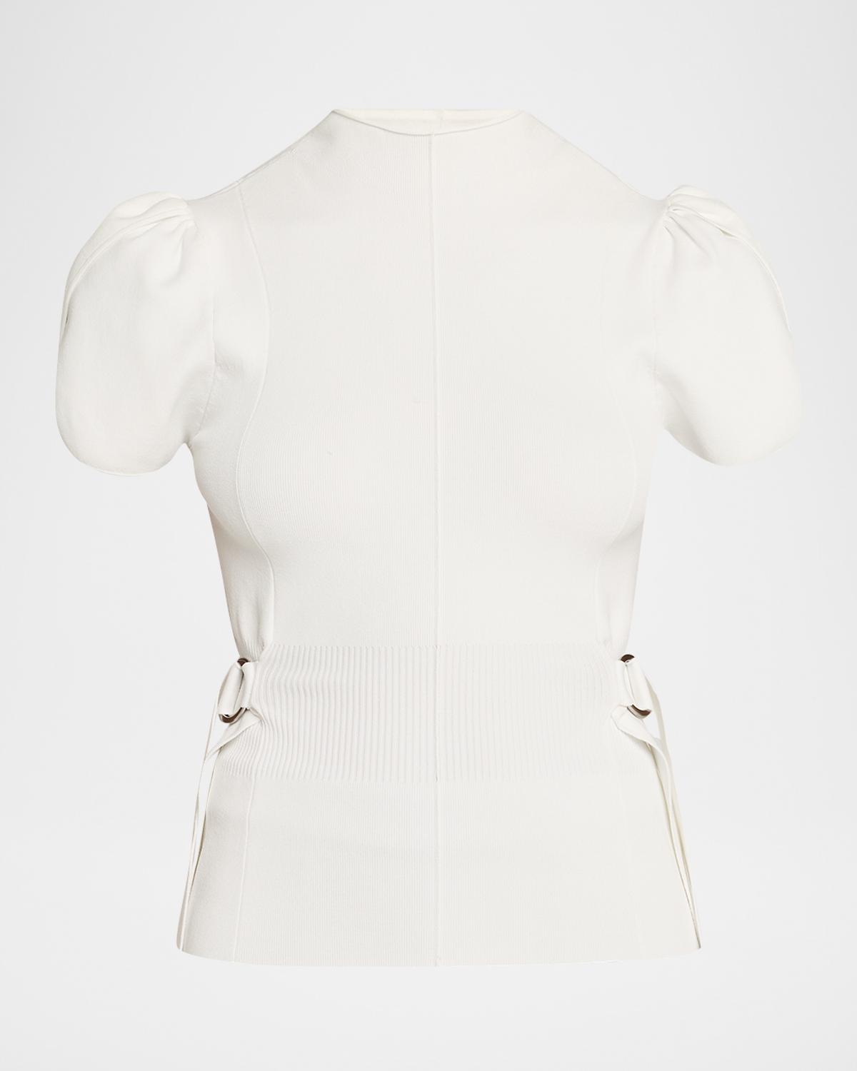 3.1 Phillip Lim Compact Rib Tulip Top