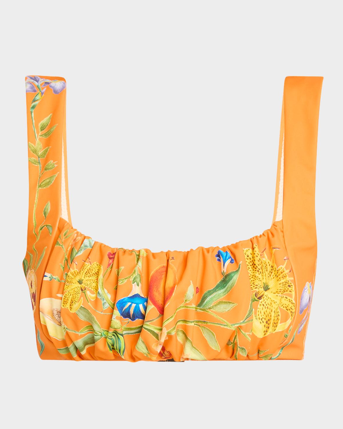 ALÉMAIS Flores Balconette Bikini Top