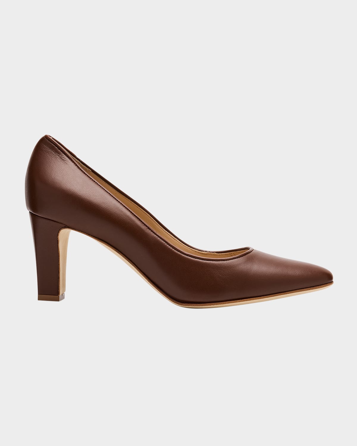 Prada Leather Cutout Block-Heel Pumps | Neiman Marcus Prada Leather Cutout Block-Heel Pumps | Neiman Marcus