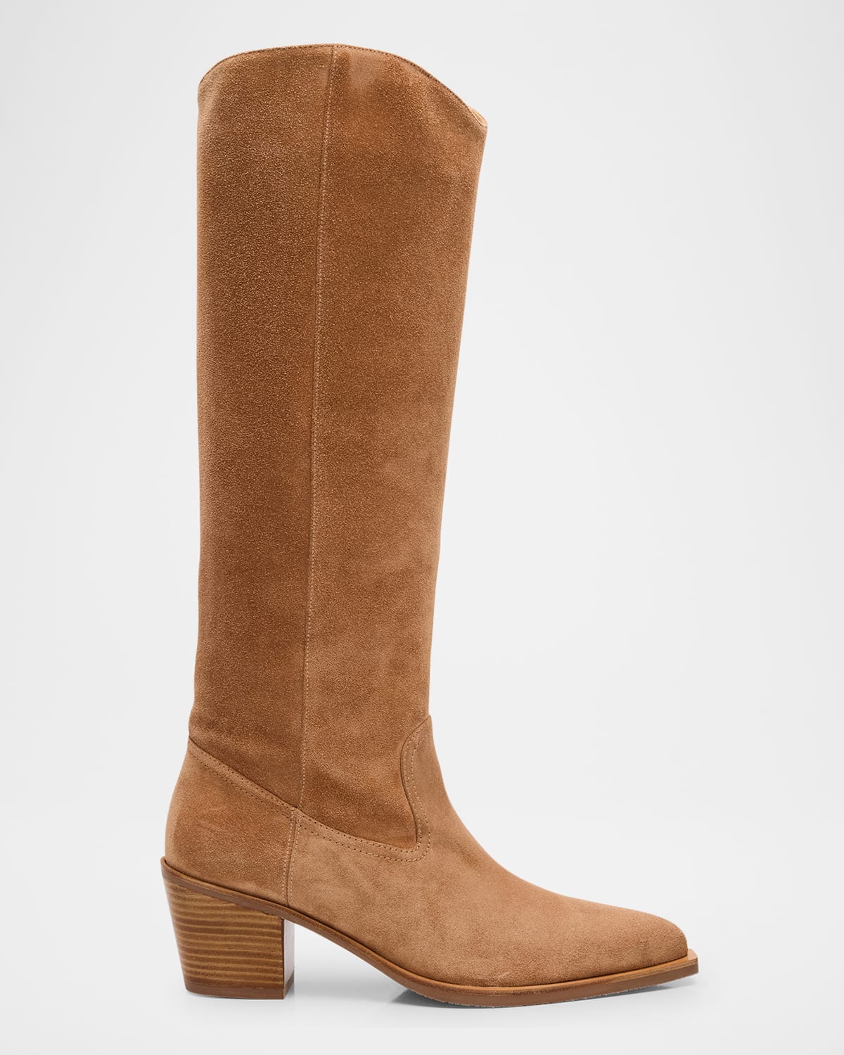 Stuart Weitzman Eloise 75mm Suede Knee Boots Neiman Marcus