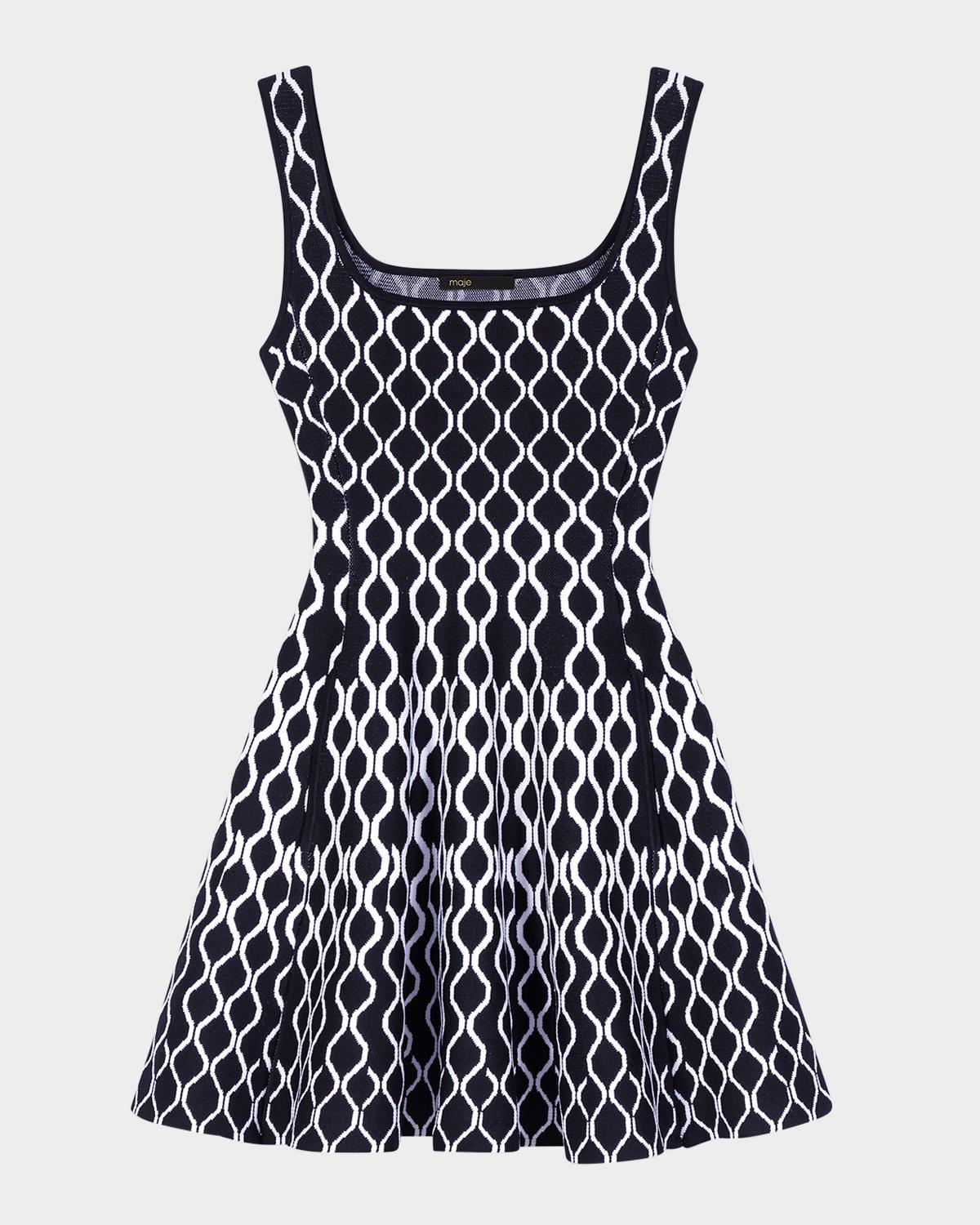 Maje Russel Knit Mini Dress