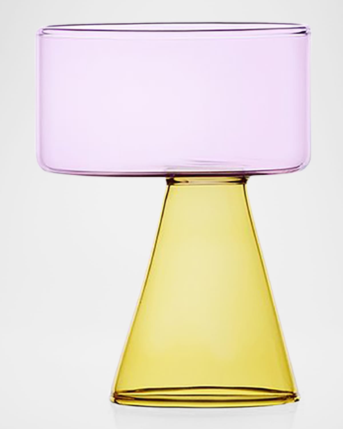Ichendorf Travasi Yellow And Pink Glass, 10 Oz.