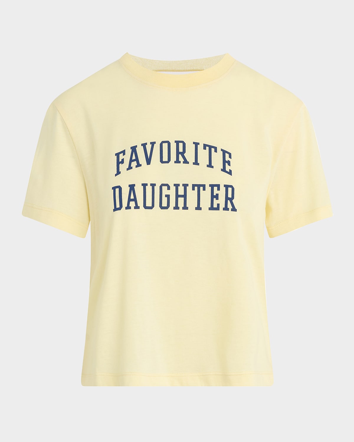 Favorite Daughter Cropped Collegiate T-Shirt