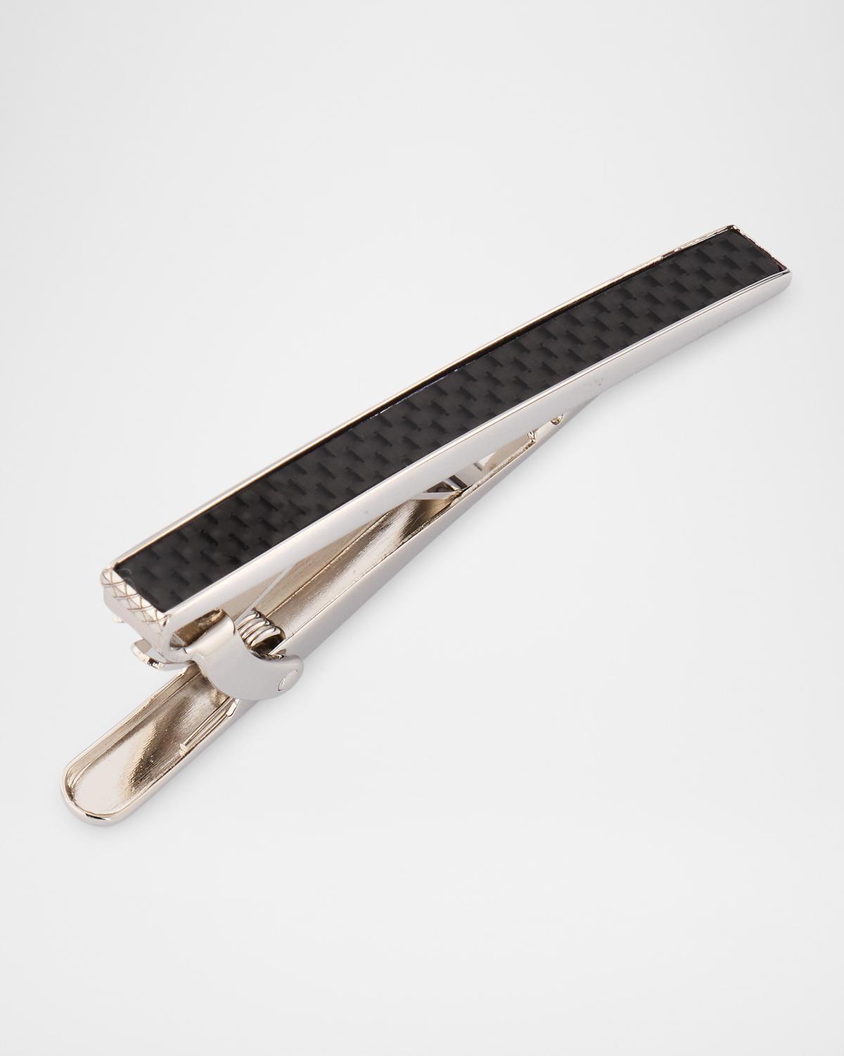 Tateossian Men's Carbon Fiber Tie Clip