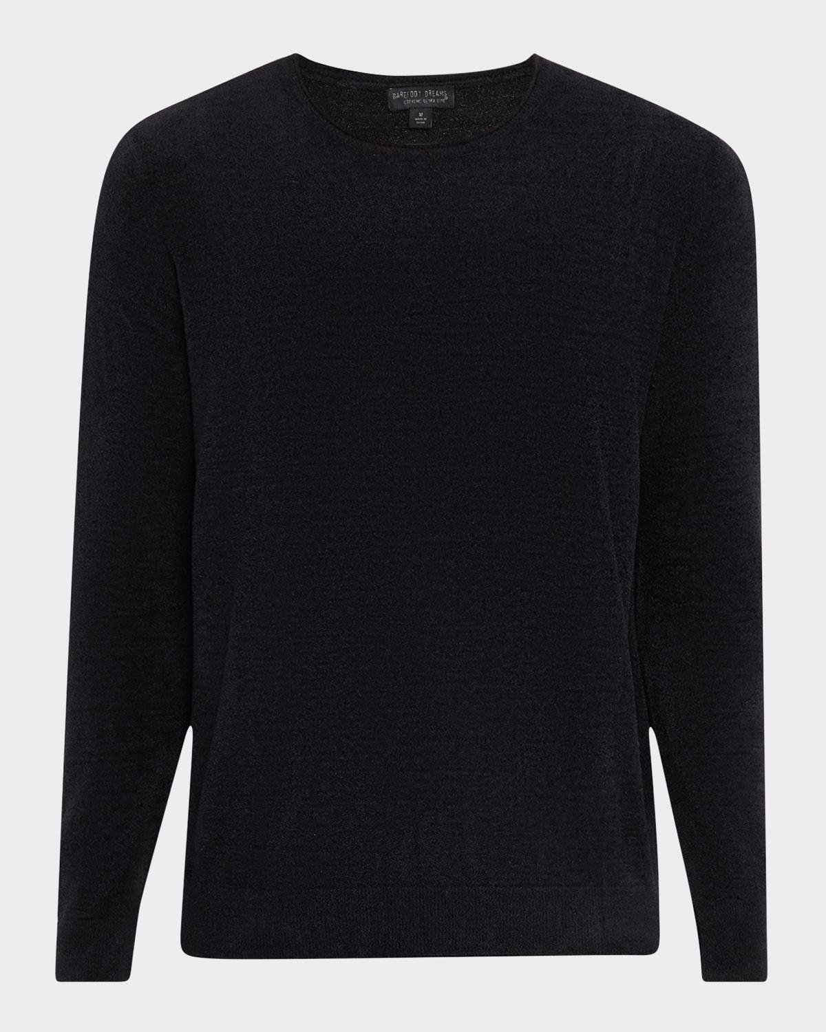 Barefoot Dreams Men's CozyChic Ultra Lite Roll Neck Crewneck Sweater