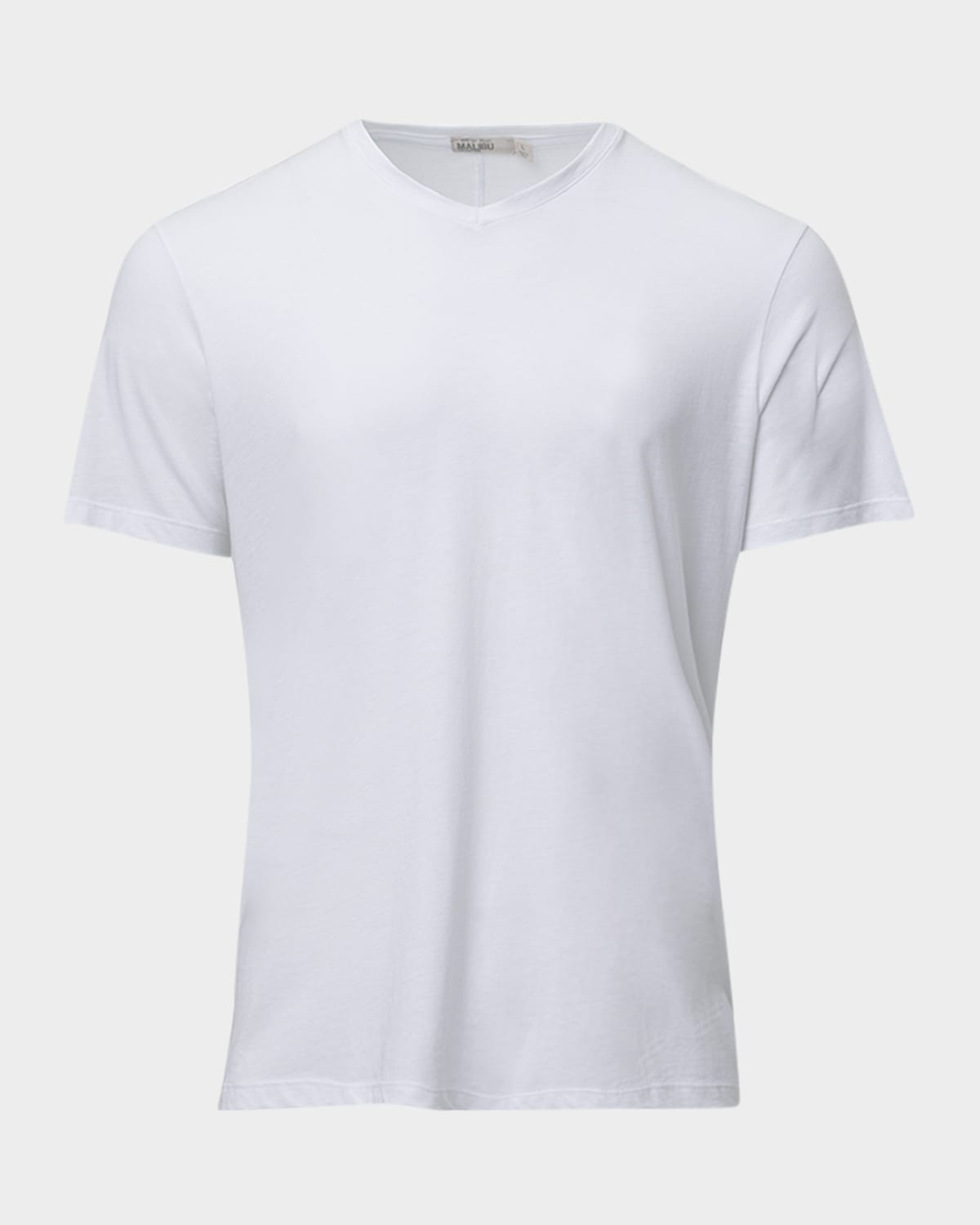 Barefoot Dreams Men 's Malibu Collection Cotton Modal V-Neck T-Shirt | Thumbnail 5 Barefoot Dreams Men 's Malibu Collection Cotton Modal V-Neck T-Shirt | Thumbnail 5