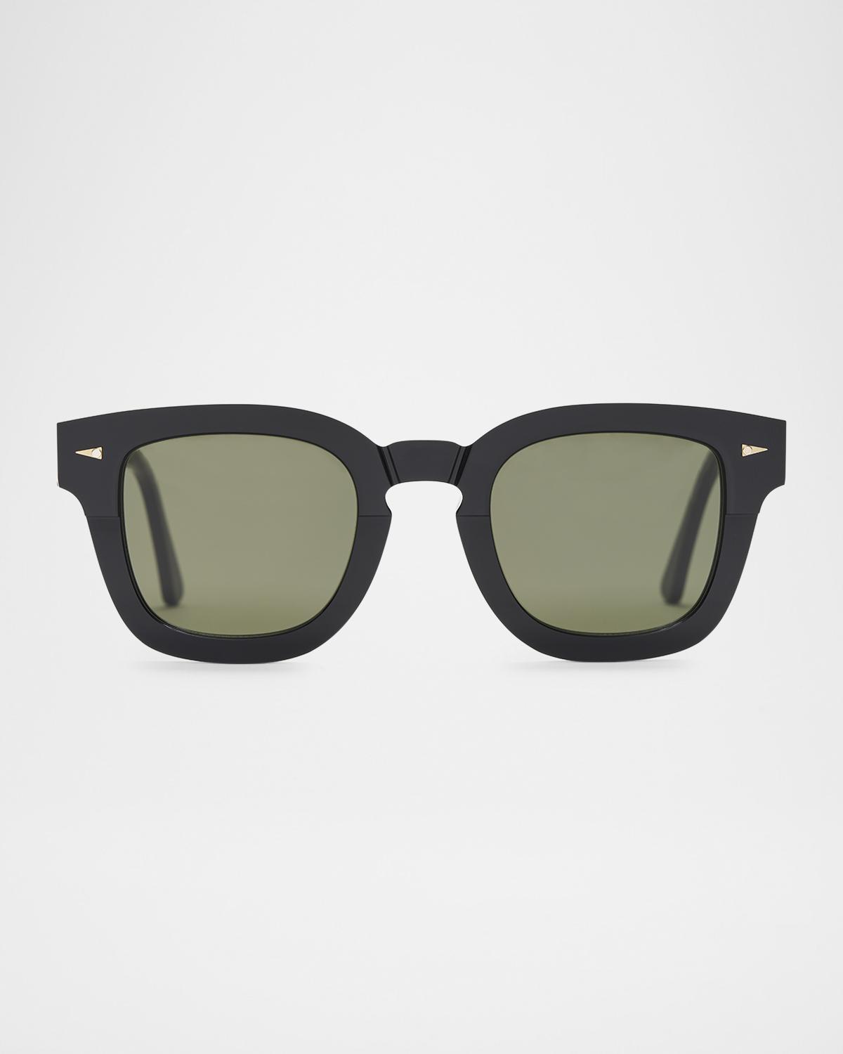 AHLEM Dragon Square Acetate & Nylon Sunglasses