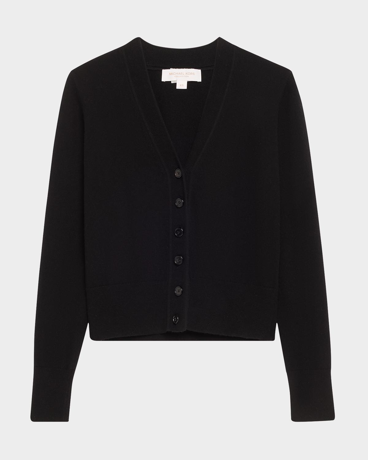 Michael Kors Collection V-Neck Cashmere Baby Cardigan