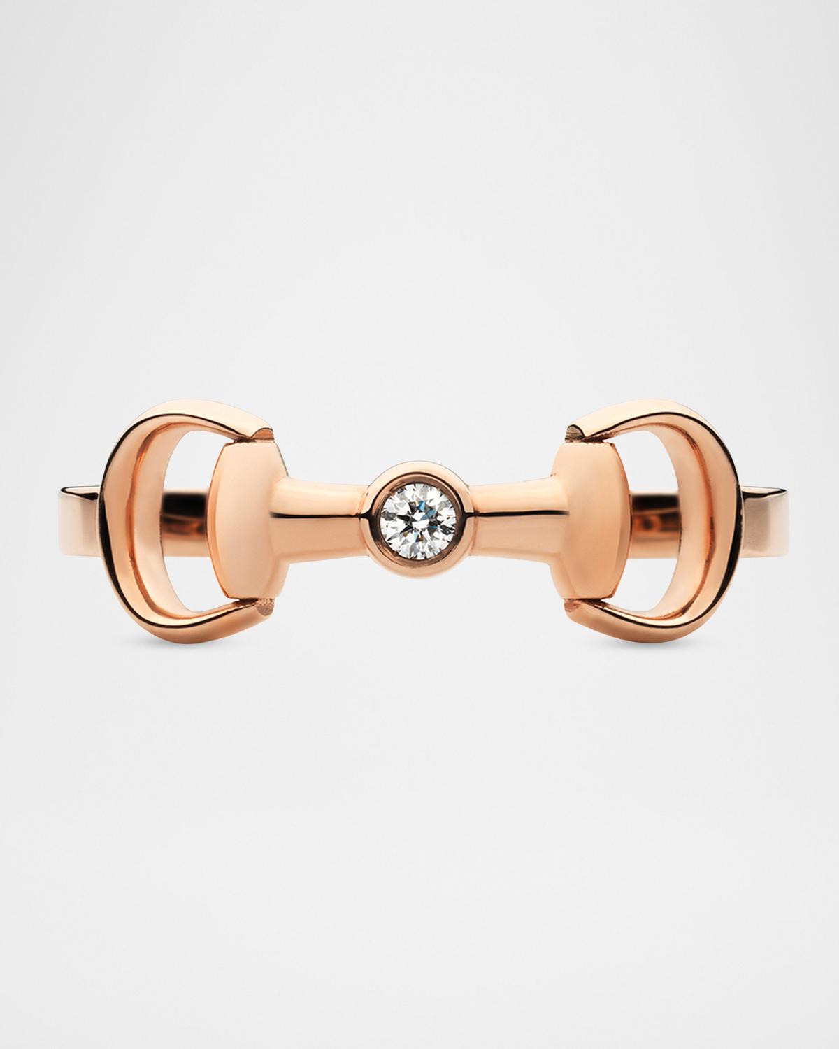 Horsebit Diamond Ring