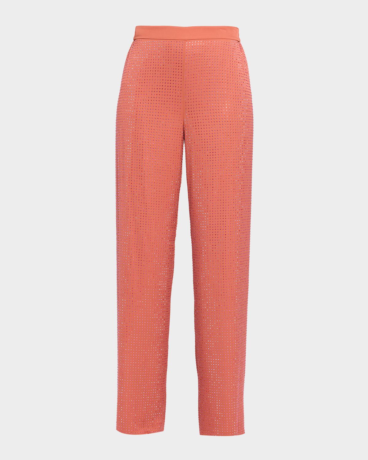 Ungaro Wide-Leg Rhinestone Pants