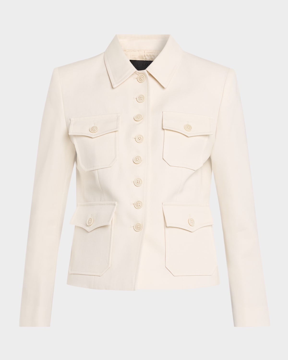 Nili Lotan Jamison Wool Jacket In Neutral
