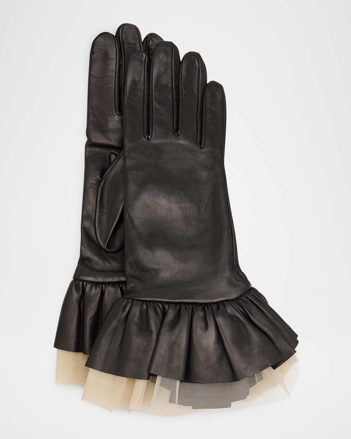 Paula Rowan Issey Tulle Leather Gloves