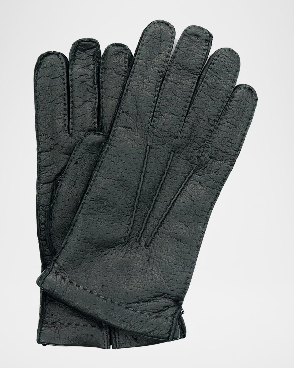 Portolano Men's Peccary Leather Gloves