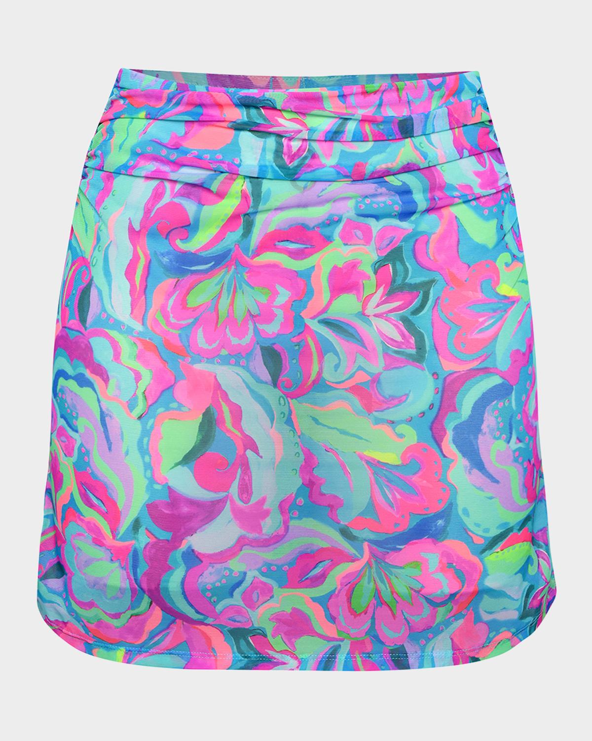 Sunshine 79 Swirltopia Mesh Mini Skirt Coverup